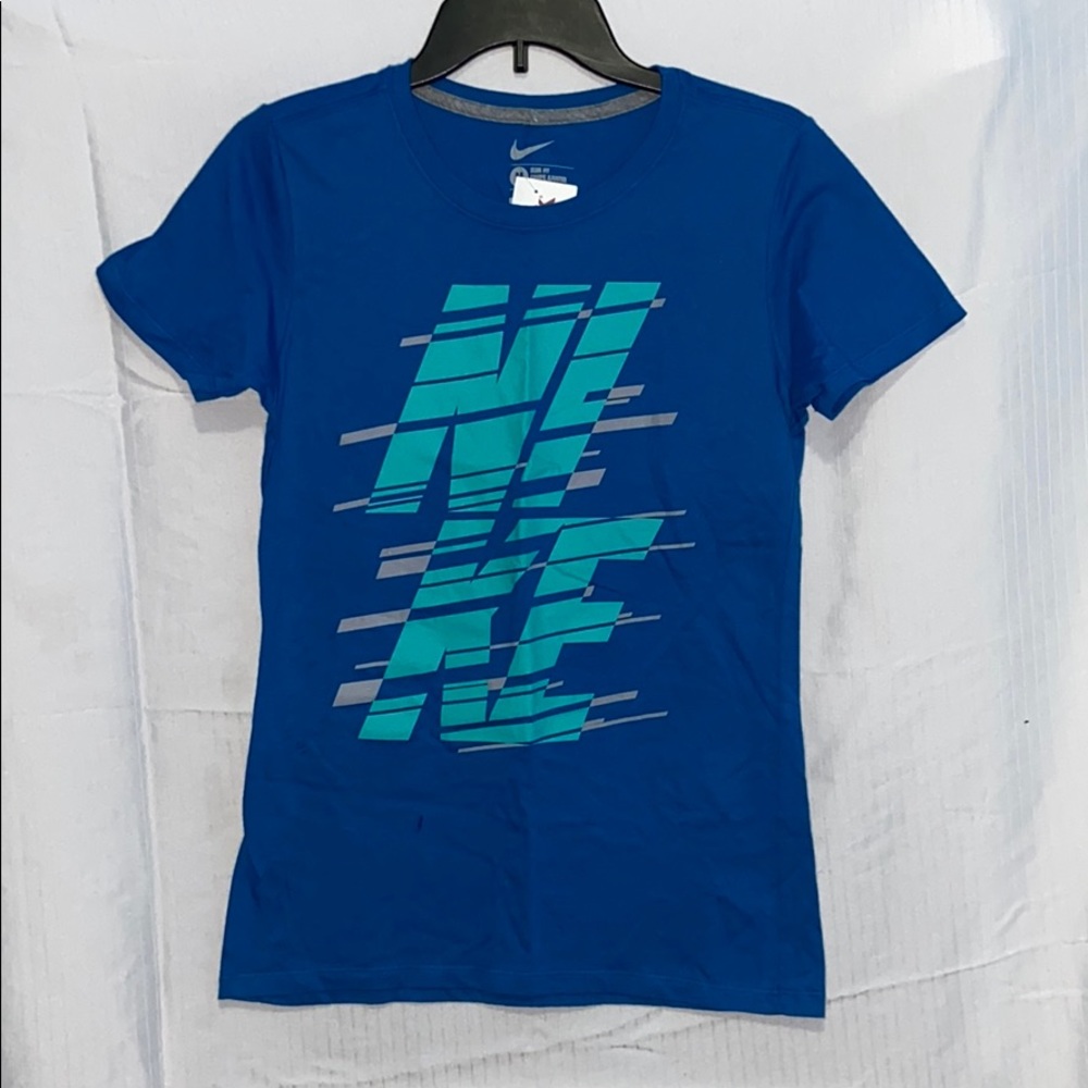 Blue Nike Brand T-Shirt